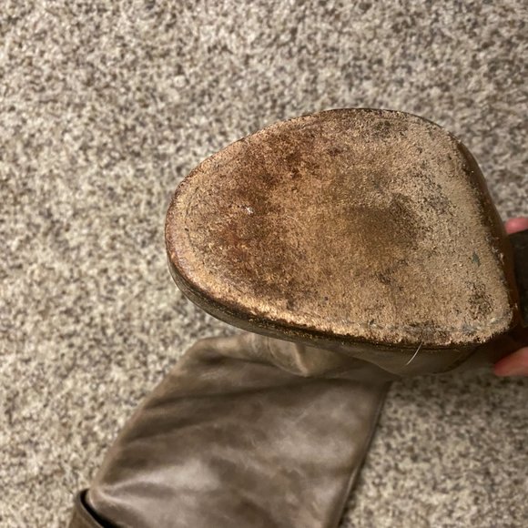 FRYE Women's Jane Tall Cuff Boot Slate, 8.5 US - Picture 2 of 12